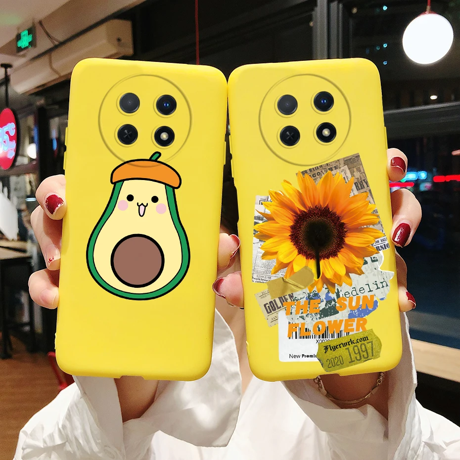 Funda Huawei Nova Y91 – Silicona Diseño Gato - imagen 5