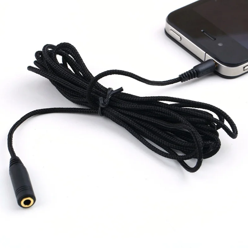 Cable extensor de audio 3,5mm en detalle