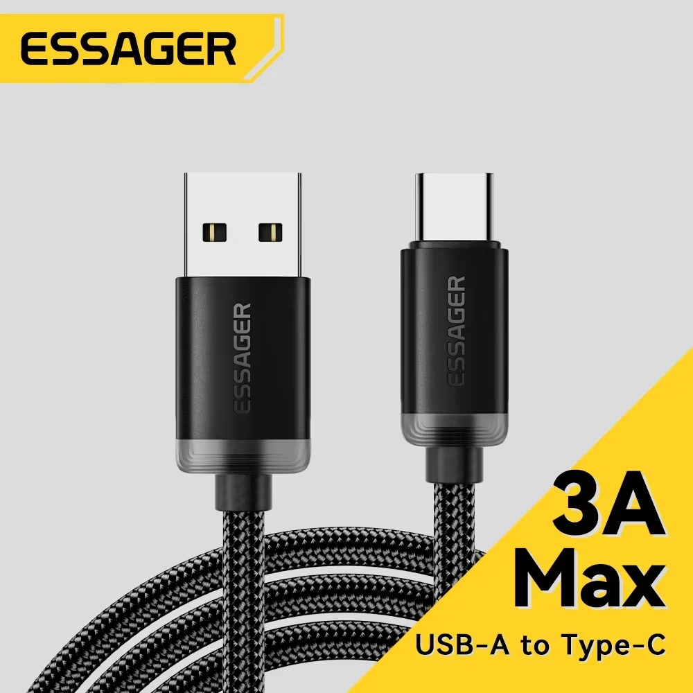Essager Cable USB-C Carga Rápida para iPhone 15 y Samsung Xiaomi