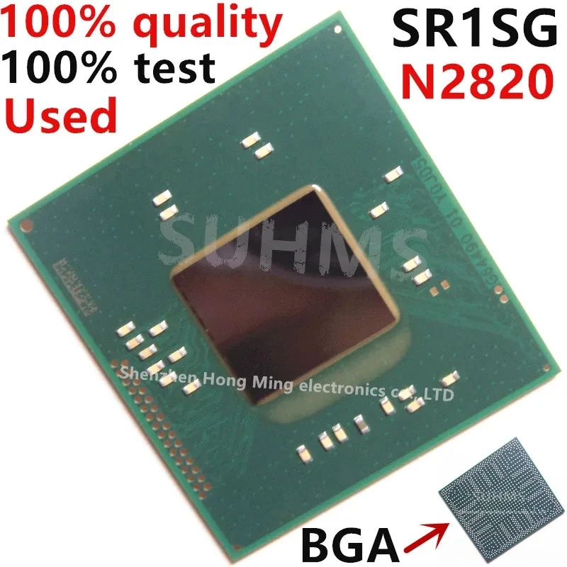 CUA N2820 SR1SG BGA, embalaje y orientación
