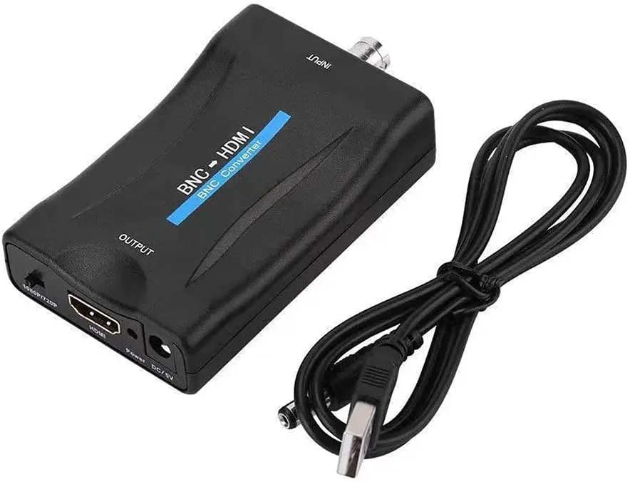 Diagrama de conexiones del convertidor BNC a HDMI