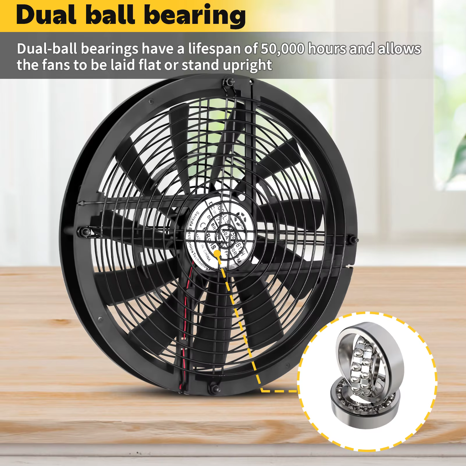 Ventilador con controlador de velocidad