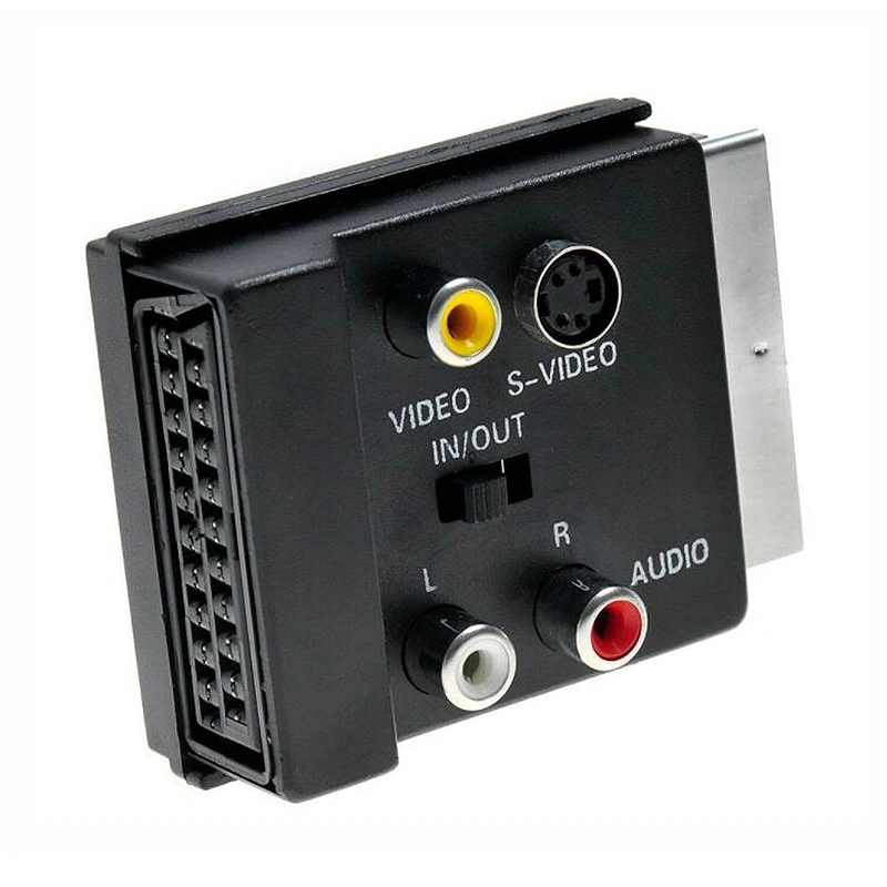 Convertidor SCART a RCA y S-Video – Adaptador Audio Vídeo - imagen 4
