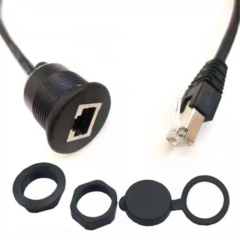 Detalle del conector macho RJ45