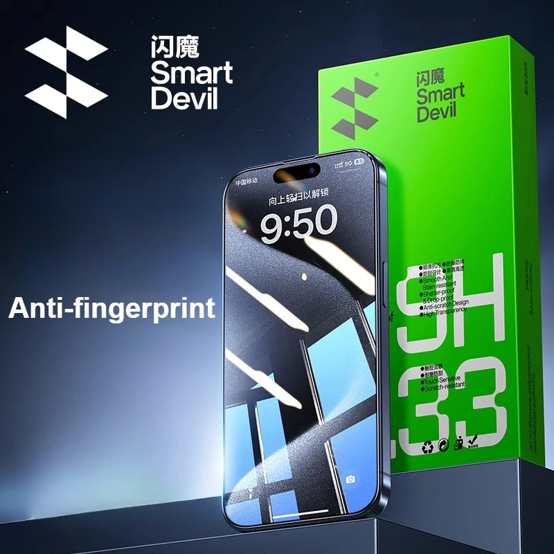 SmartDevil Protector iPhone - Vidrio templado para 15 Pro Max - imagen 4