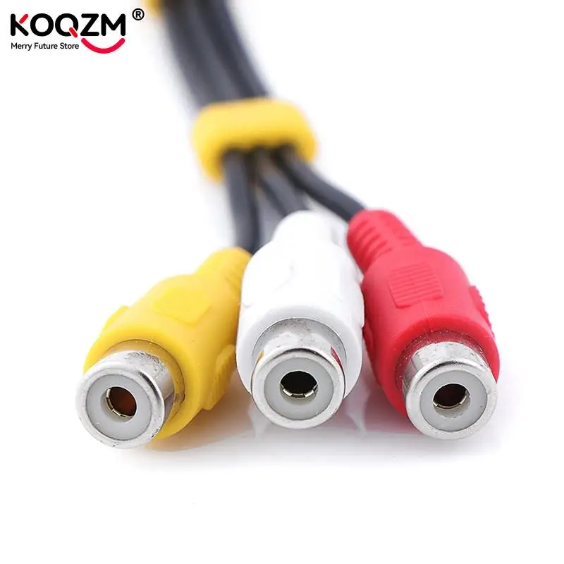Cable Adaptador Jack 3,5mm Macho a 3 RCA Hembra – Conexión Audio y Vídeo - imagen 4