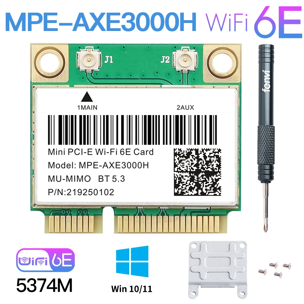 Fenvi AX210 Mini PCIe - vista frontal