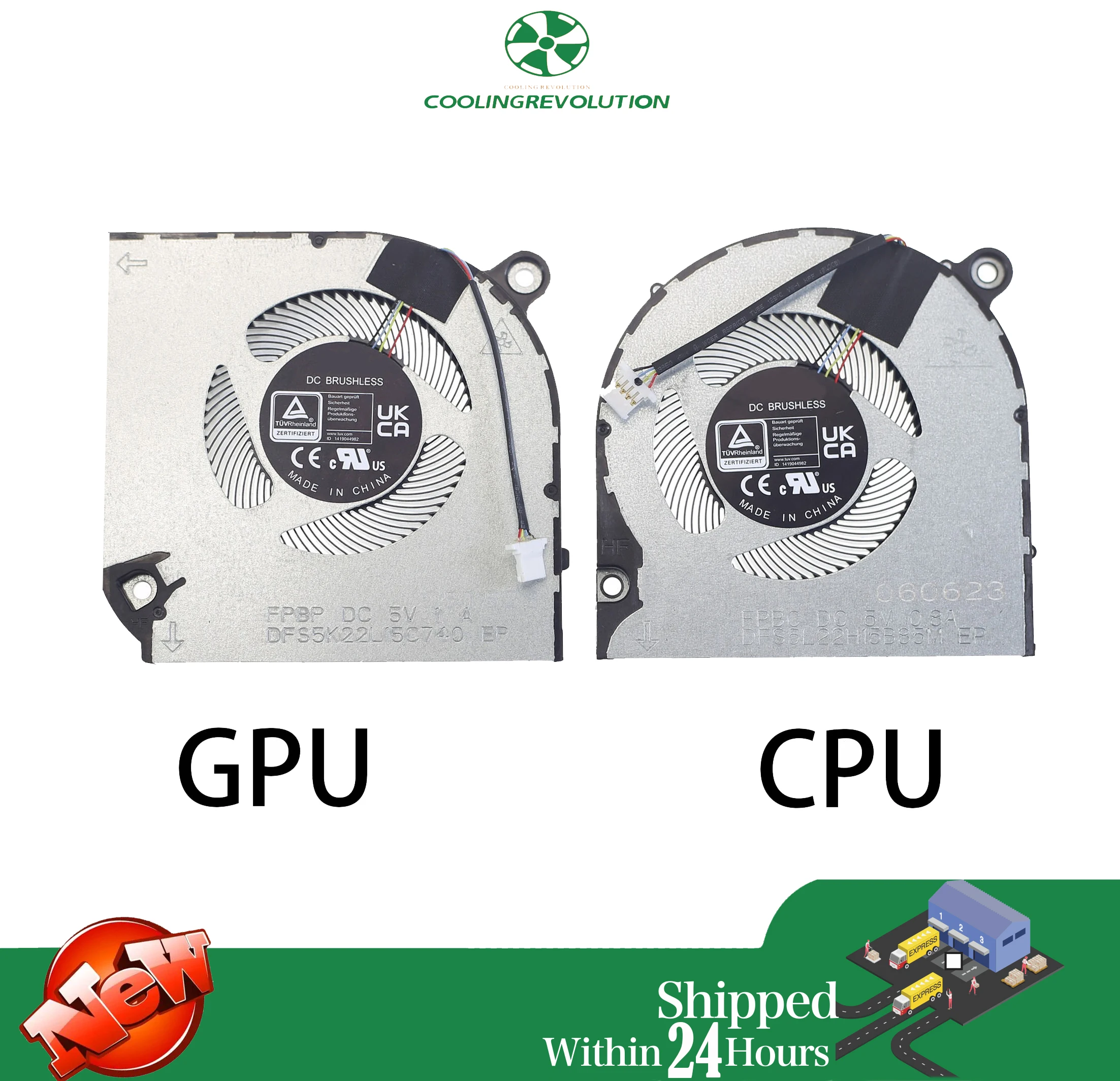 Ventilador de refrigeración GPU ACER Aspire 7 vista trasera