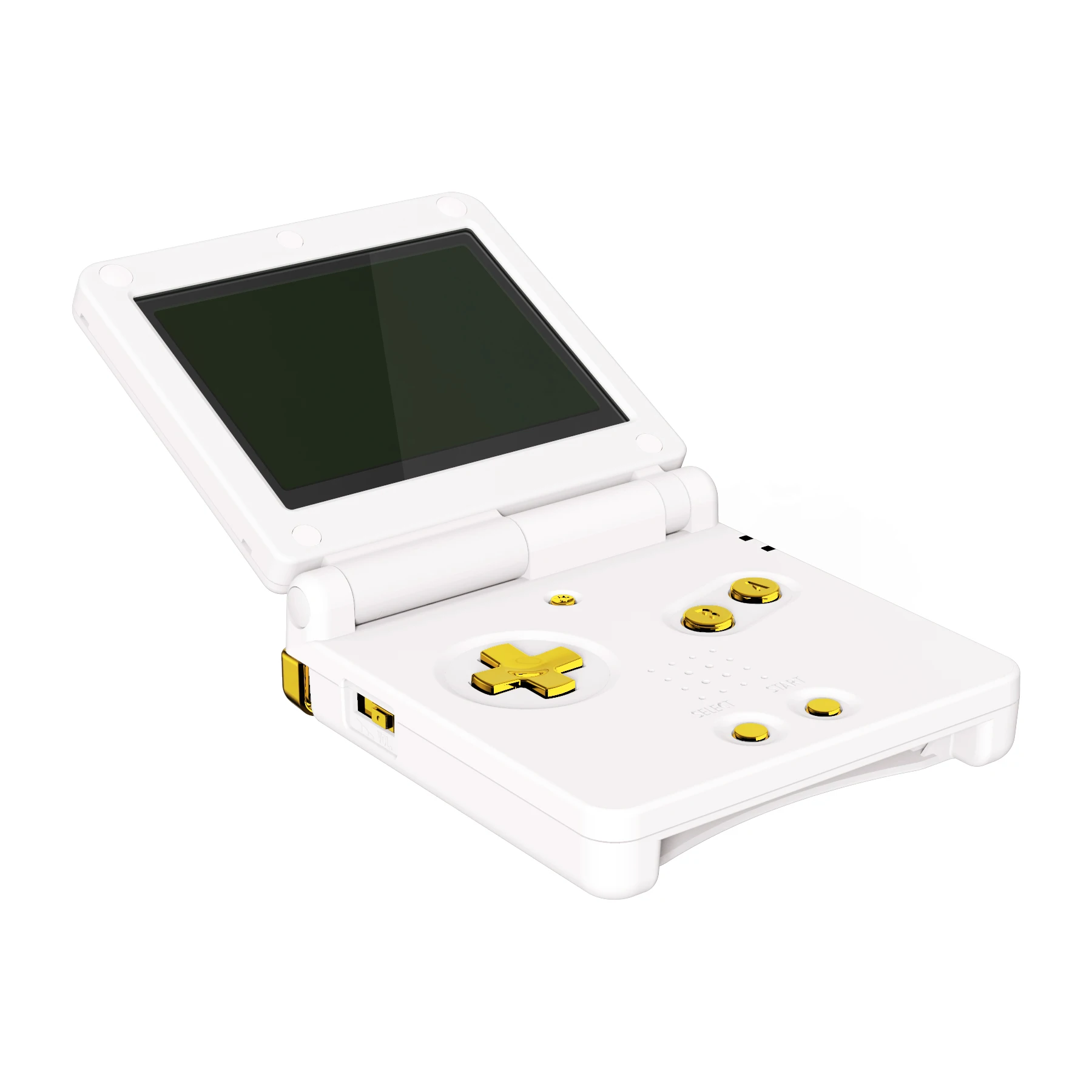 EXtremeRate Botones Gameboy Advance SP Oro Cromado - imagen 3