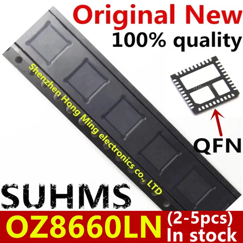 Chipset QFN-40 OZ8660LN vista frontal