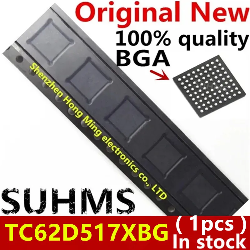 Chipset TC62D517XBG BGA vista frontal