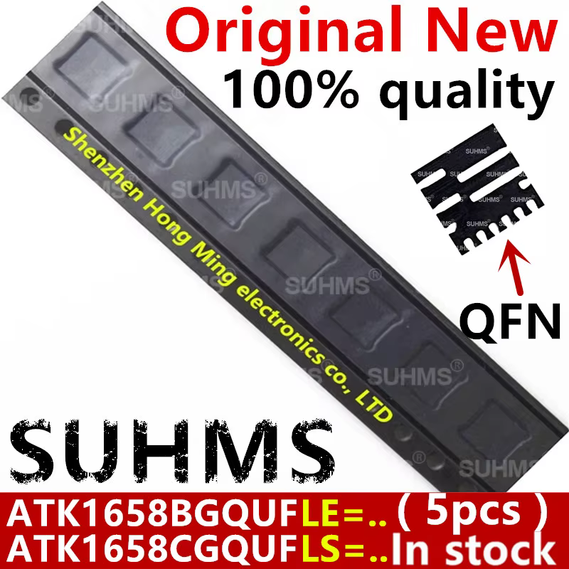 Chipset ATK1658 QFN-12 vista frontal