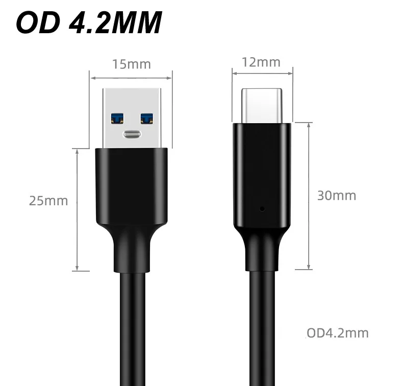 Cable USB-C a USB-A para transferencia