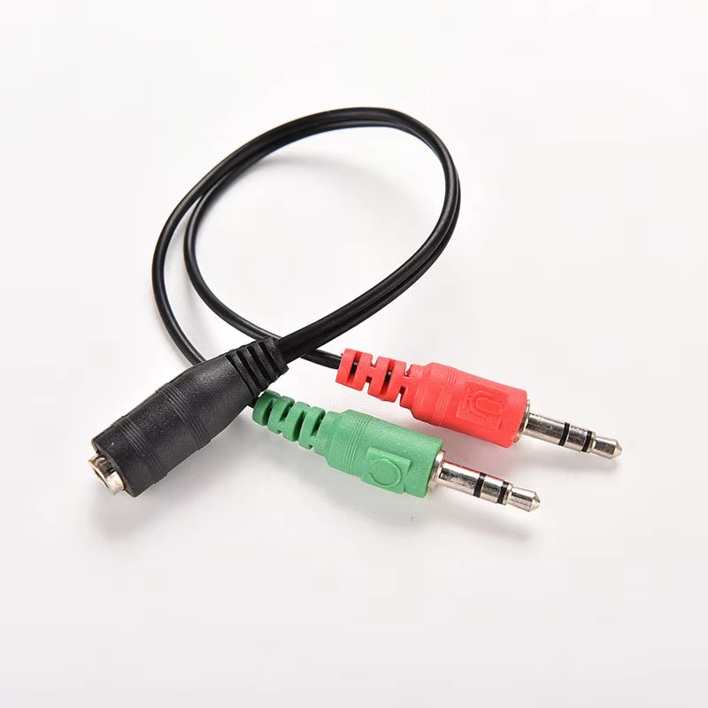 Adaptador Jack 3.5mm Doble Hembra a Macho para Auriculares y Micrófono - imagen 4