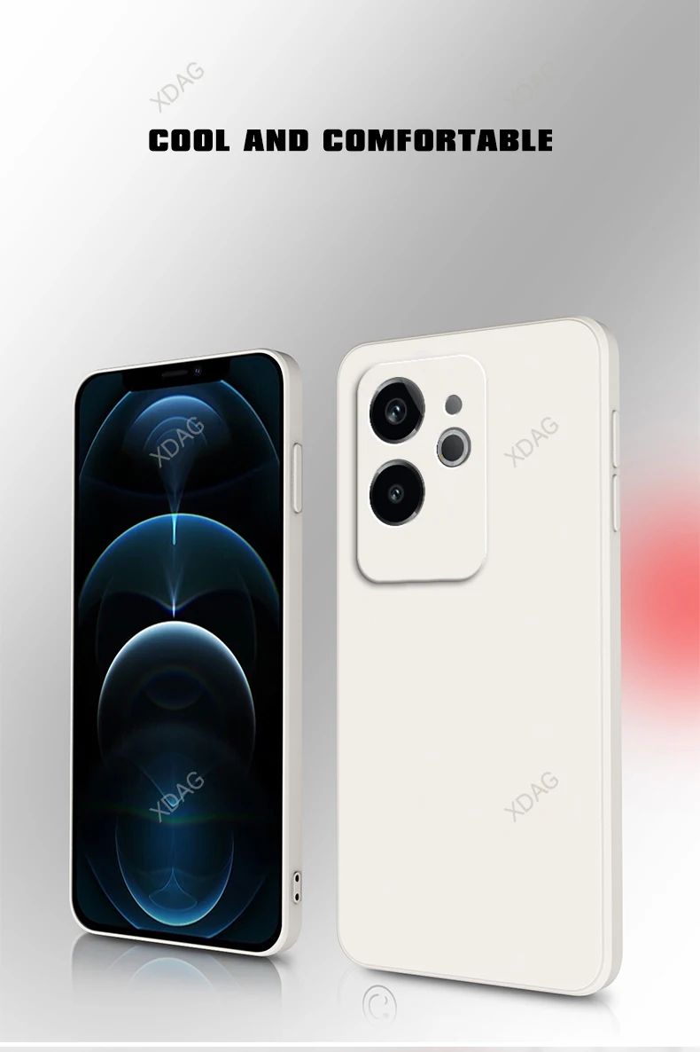 Interior flocado de la funda para Realme GT6
