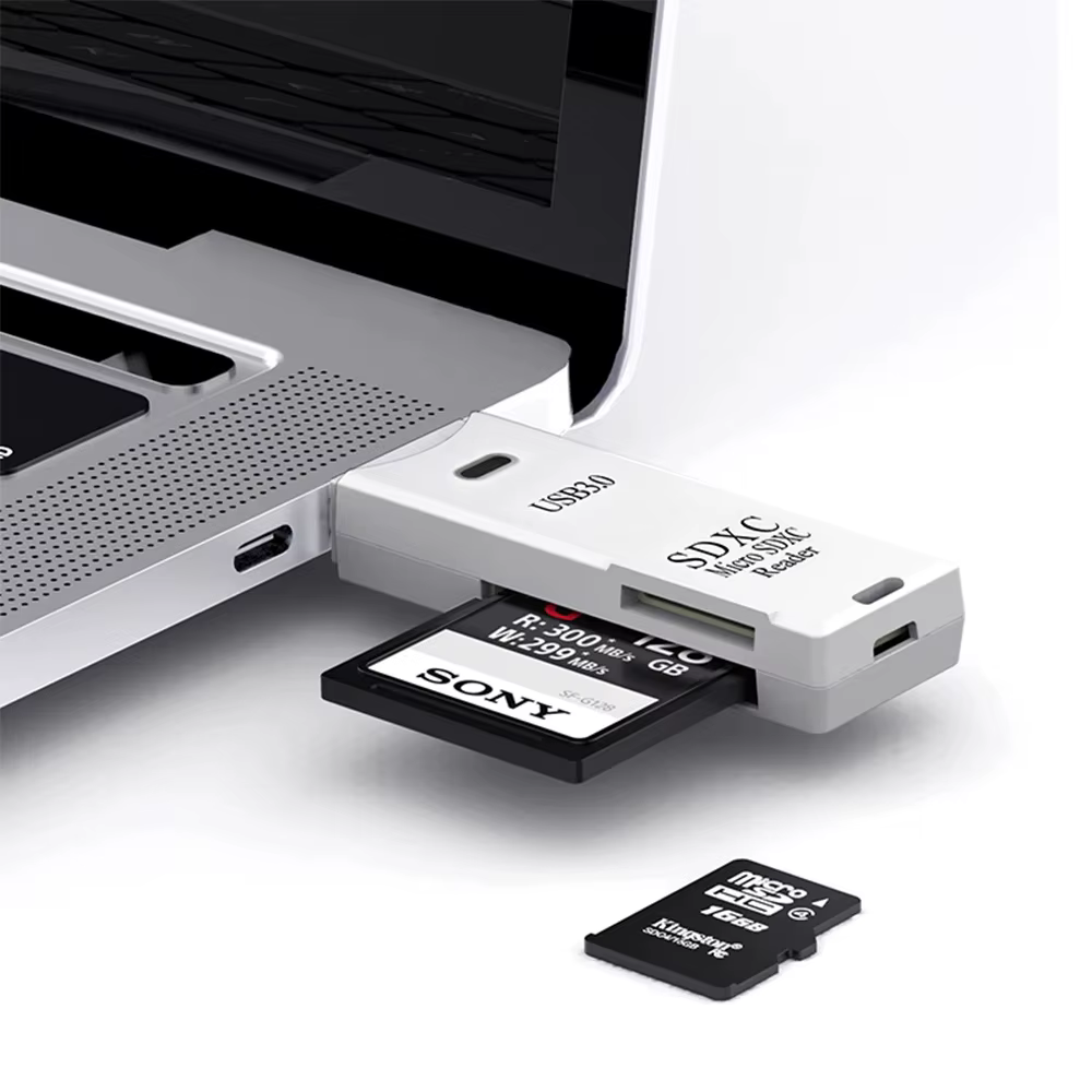 NNBILI Lector Tarjetas SD TF USB 3.0 – Adaptador Alta Velocidad - imagen 2