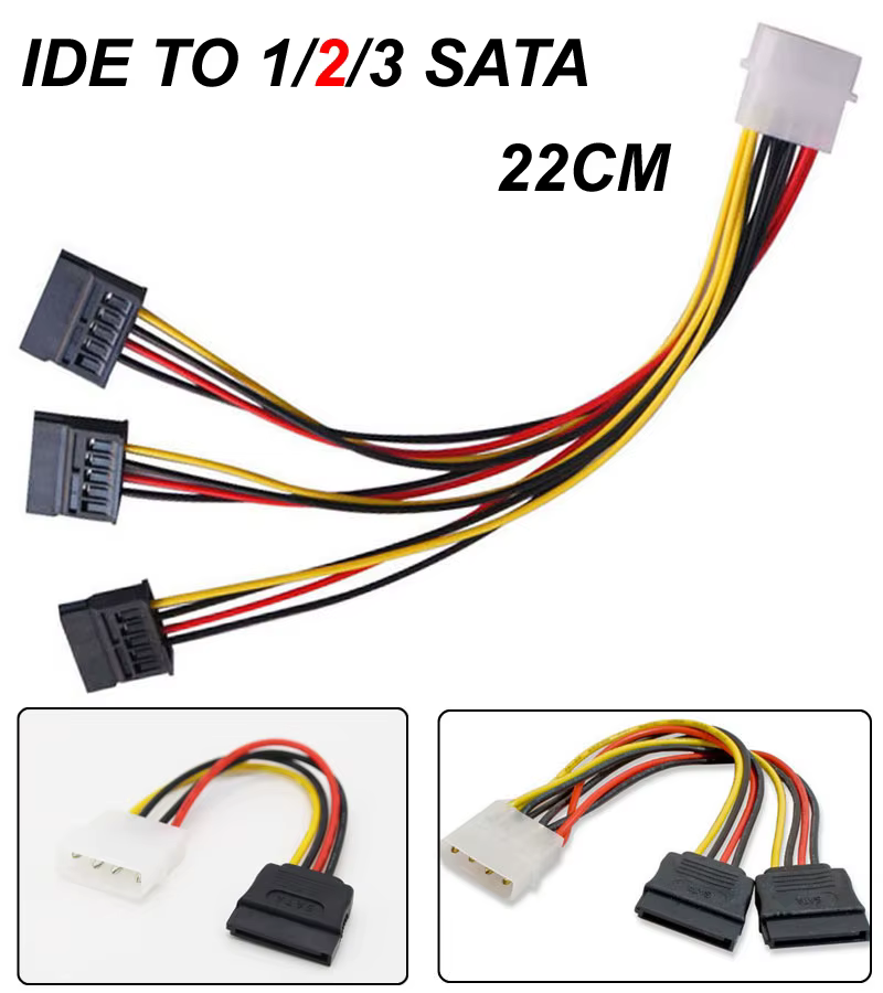 Cable divisor SATA hembra para conectar múltiples dispositivos