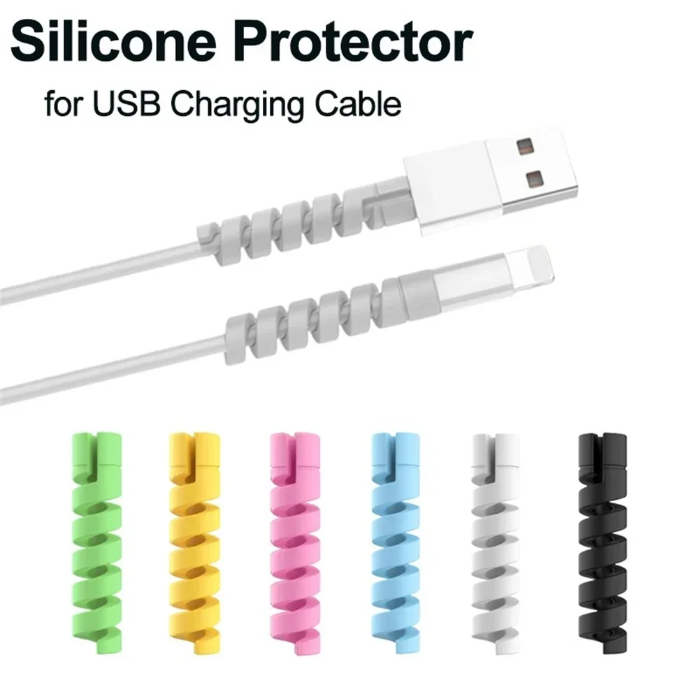 Protector de cable en espiral de colores