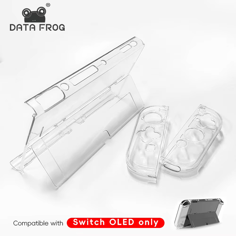 DATA FROG Funda Transparente para Nintendo Switch OLED