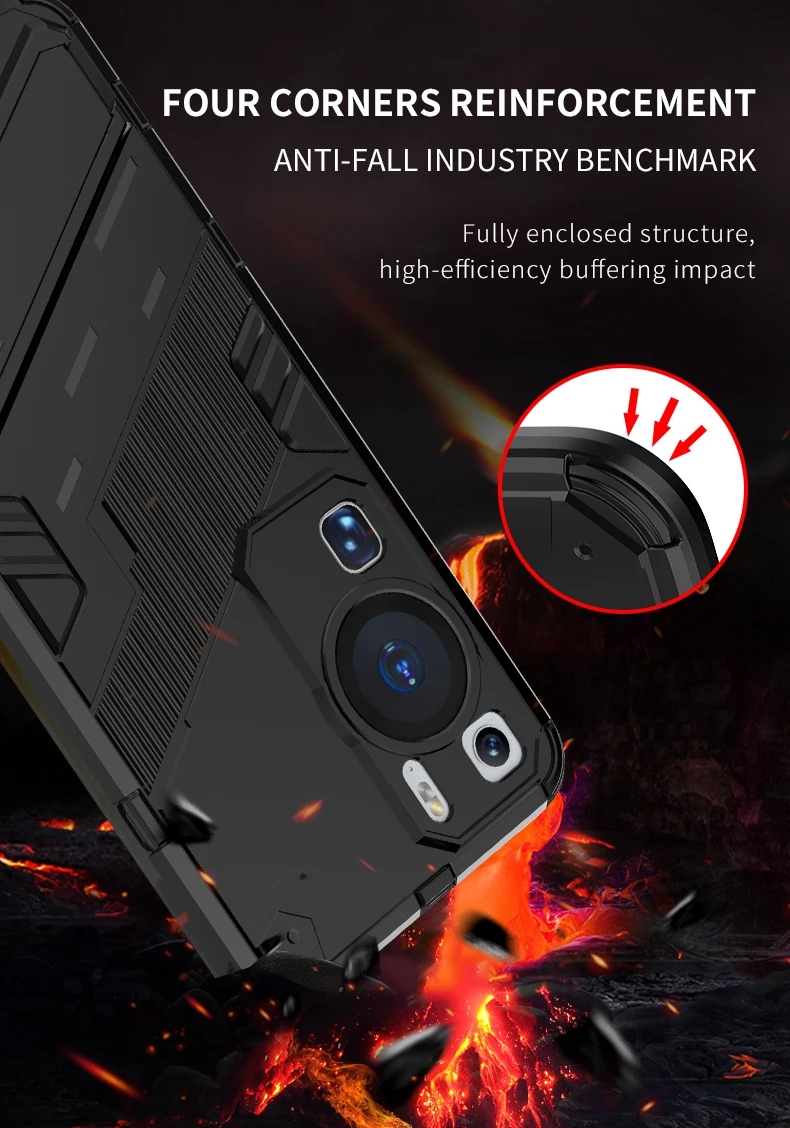 Funda con detalle del sistema magnético