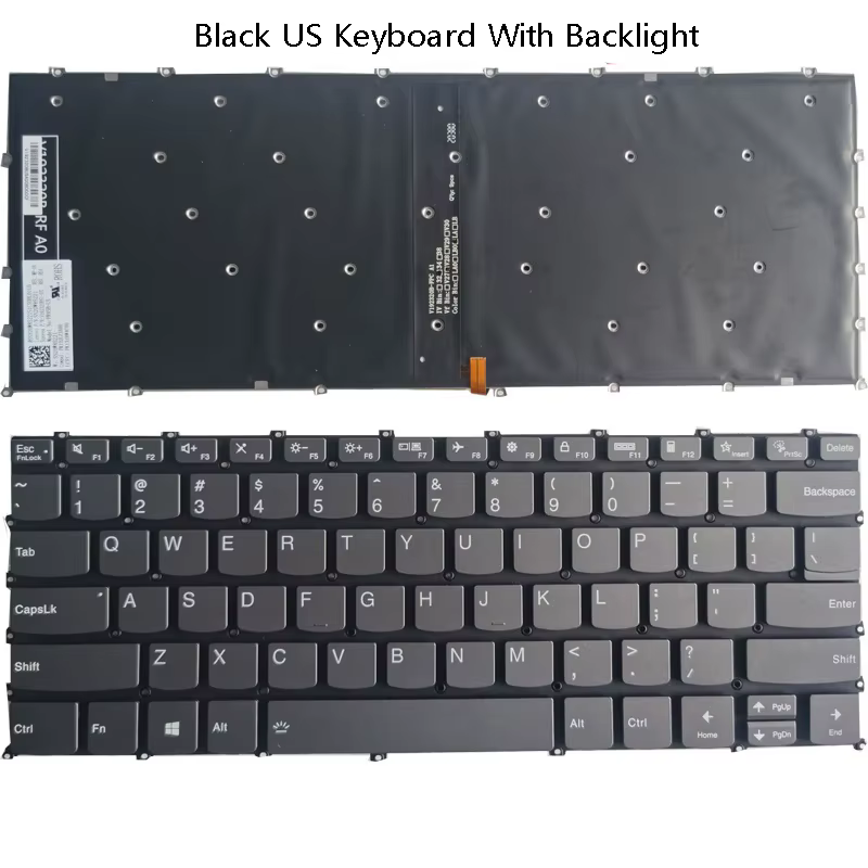 Teclado retroiluminado OPQRS – vista general