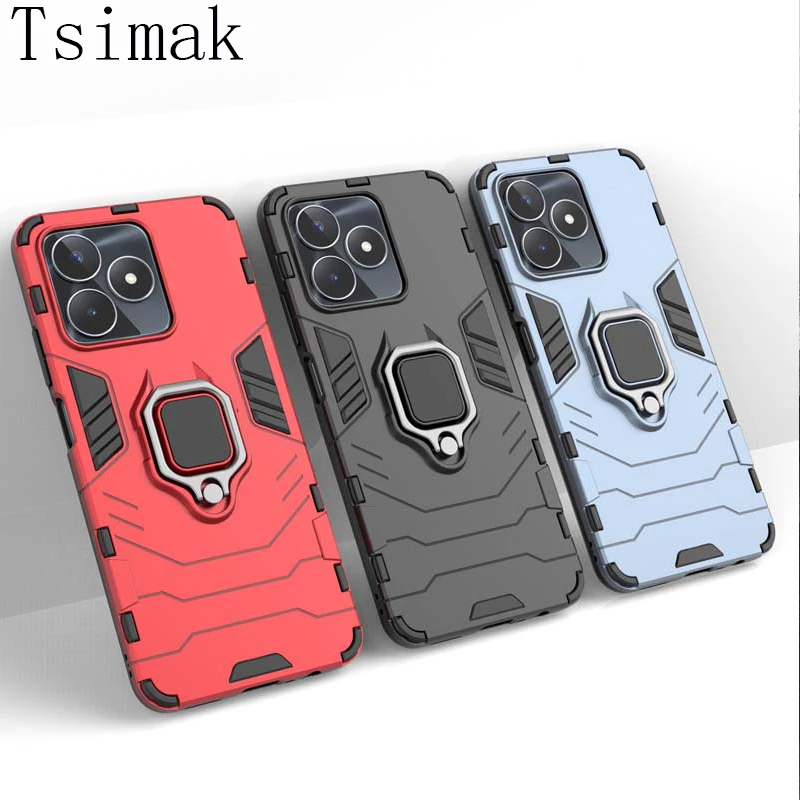 Funda de silicona Tsimak mostrando el diseño para Realme C51/C53