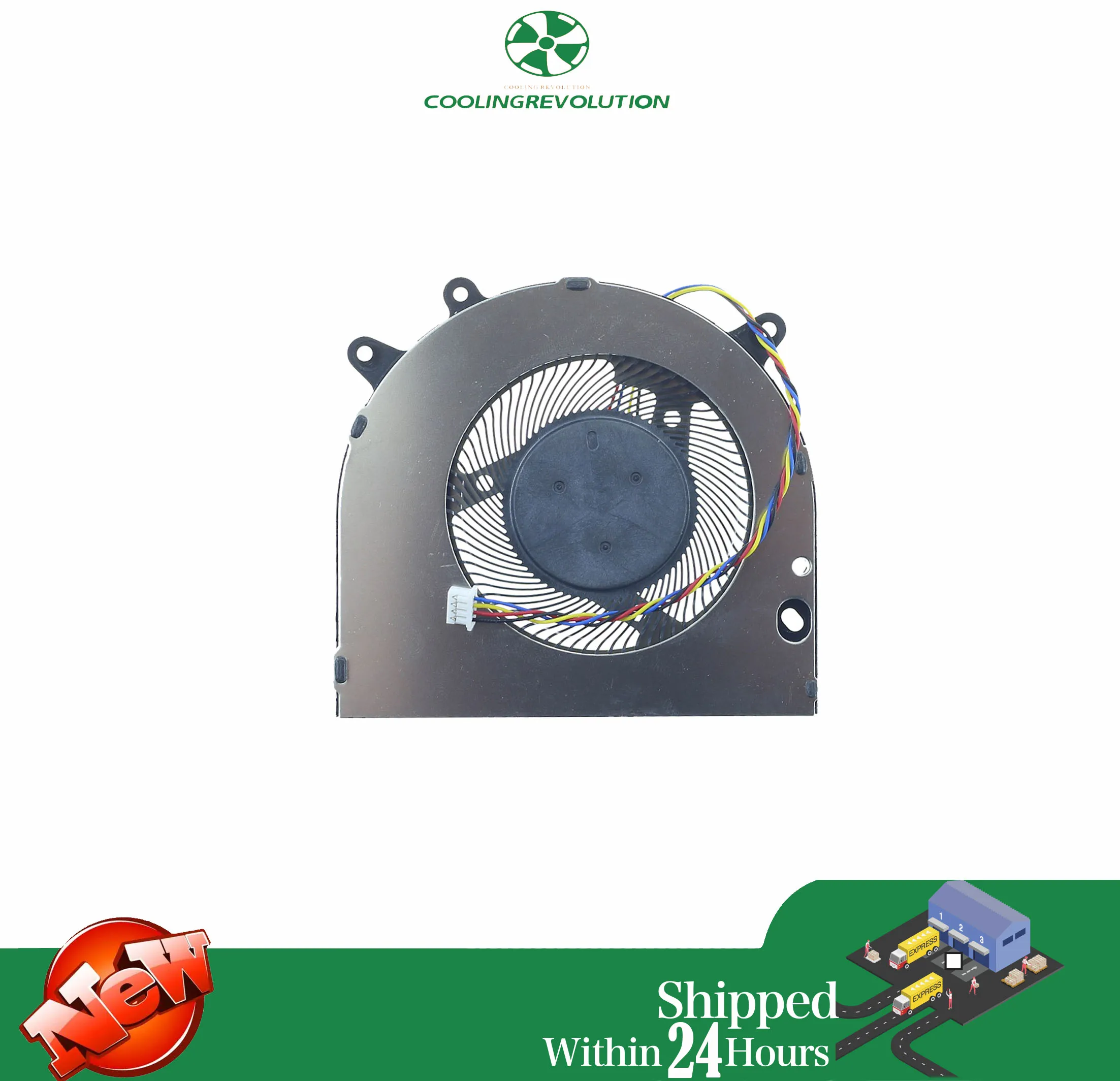 Vista frontal del ventilador MD7508HS