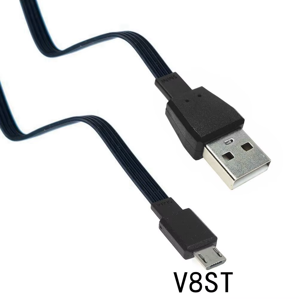 Cable micro USB angular 90° hacia la derecha