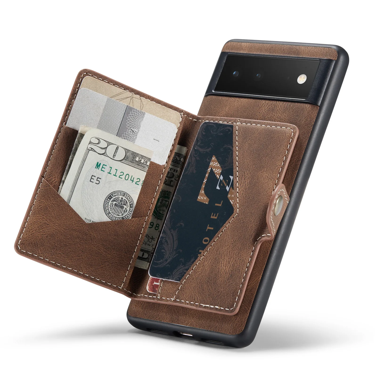 Funda Cartera Magnética Google Pixel 8 / 7 Pro – Cuero 2 en 1