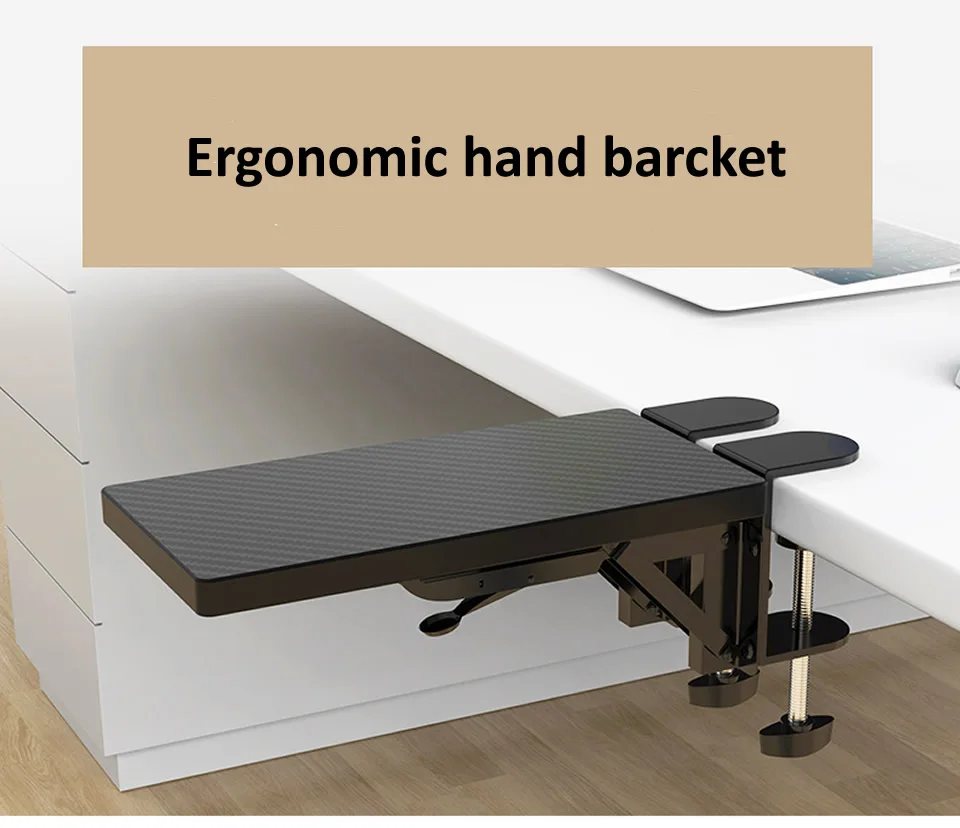 Brazo monitor HKXA ergonómico en escritorio
