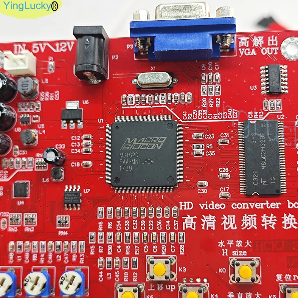 Conversor CGA VGA frontal