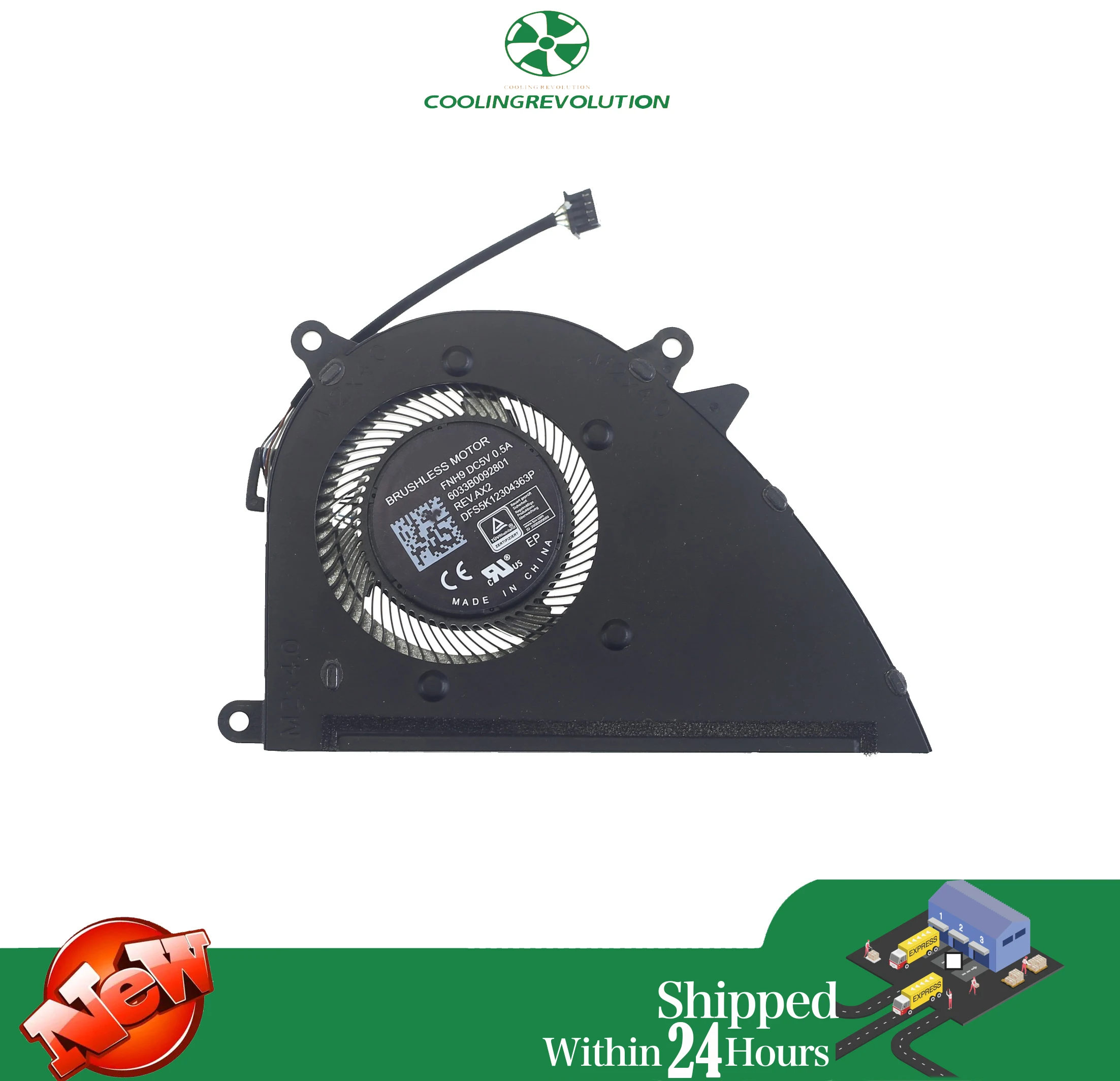 Ventilador CPU COOLING REVOLUTION para HP ProBook 470