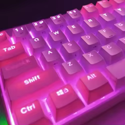 Teclas ABS Retroiluminadas Blancas para Cherry MX – Ergonc icas