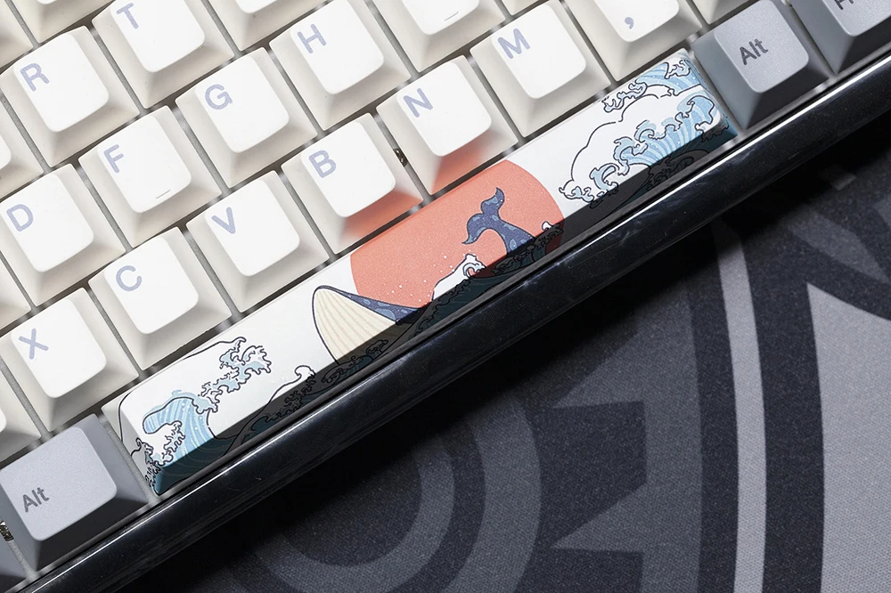 Ejemplo de instalación en teclado