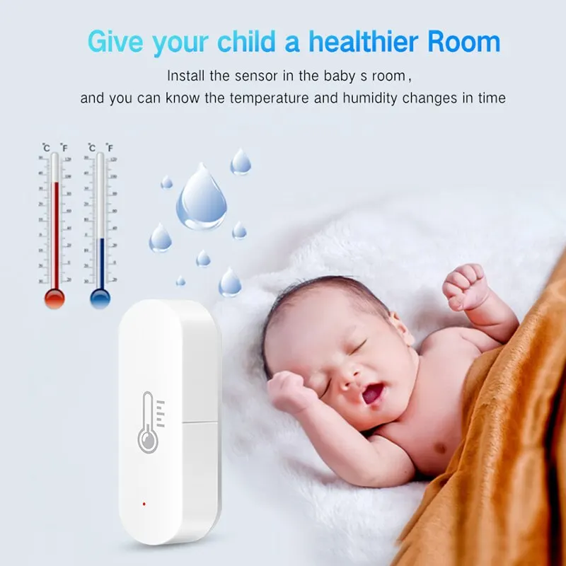 Sensor Zigbee Temperatura Humedad Tuya – Compatible Alexa y Google - imagen 4