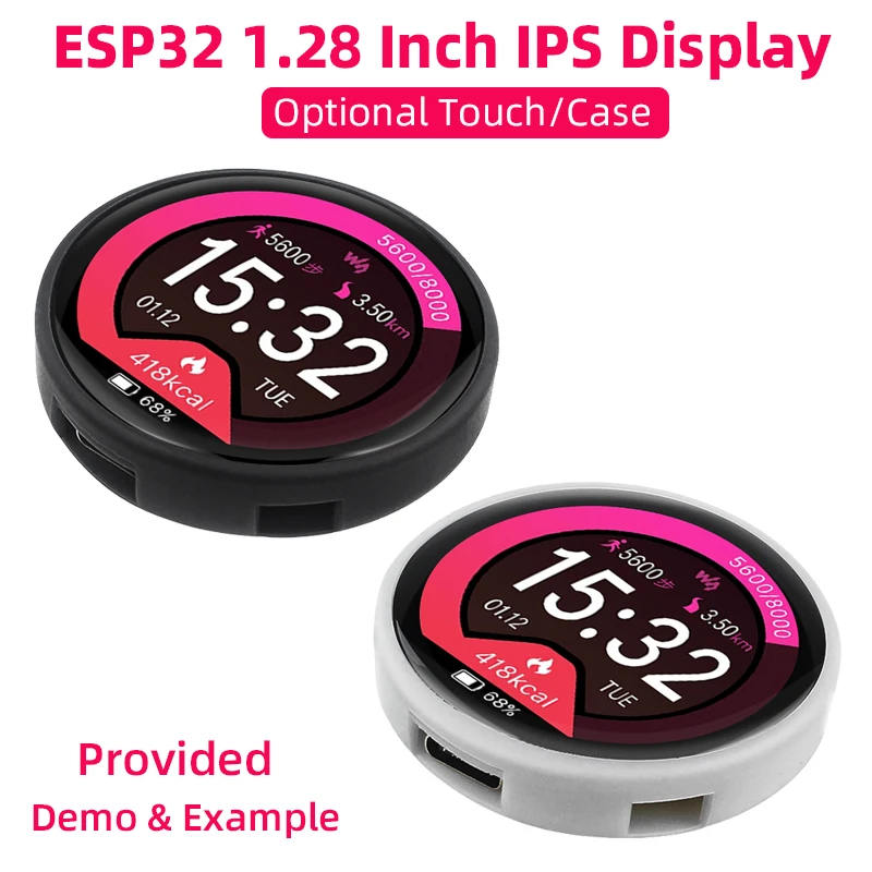 Módulo ESP32 C3 con Pantalla TFT 1,28" WiFi y Bluetooth