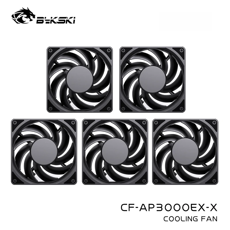 Ventilador 120mm PWM Bykski – Refrigeración Líquida Alta Velocidad - imagen 3