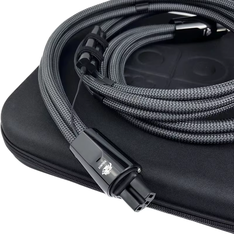 Dragon Source Cable Alimentación C13 a C19 Plateado PSS HiFi Schuko - imagen 3