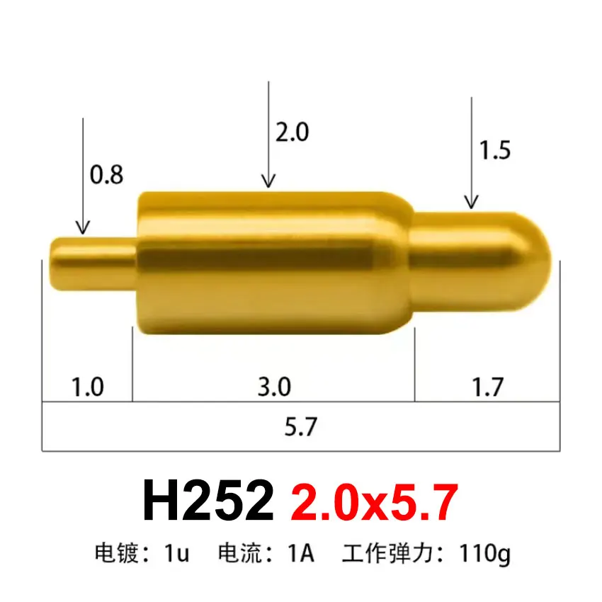 Conector Pogo Pin SMT para PCB, contacto de carga y prueba - imagen 4