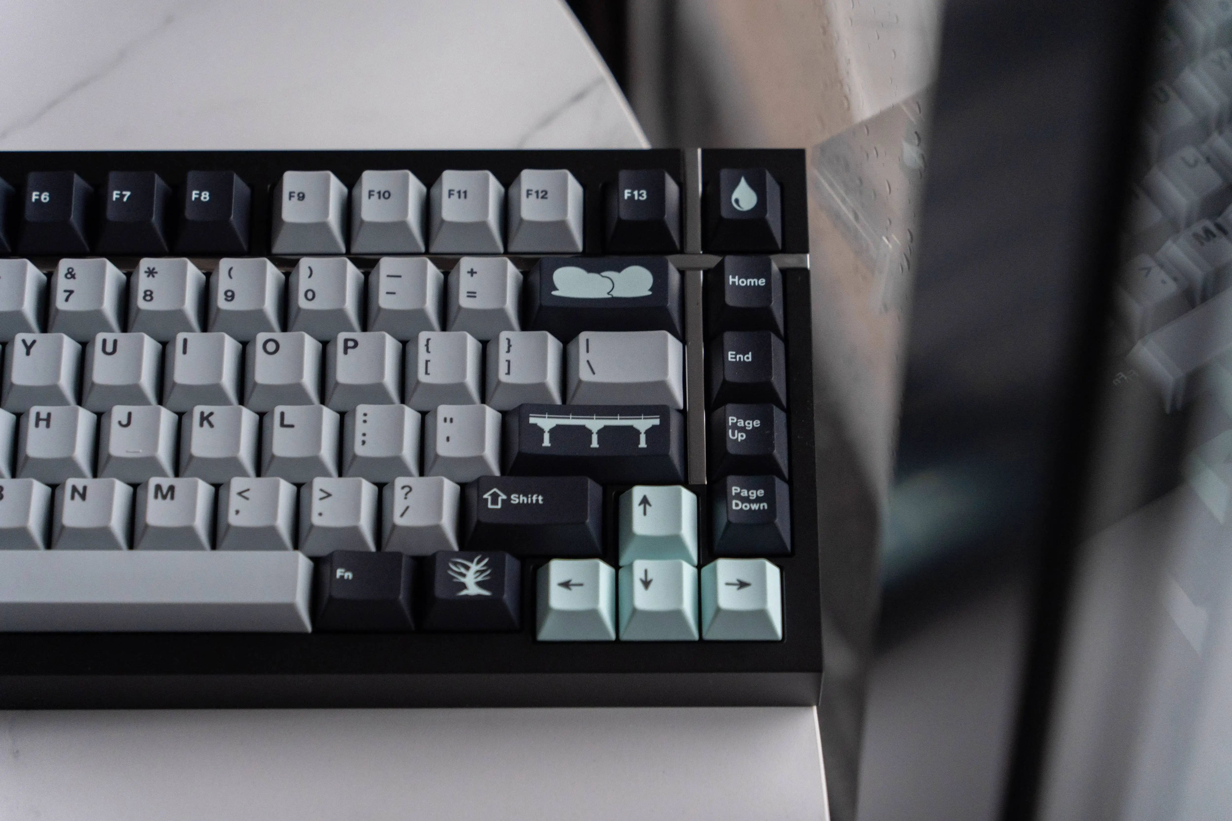 GMK Keycaps PBT MX para Teclado Mecánico – Días Lluviosos - imagen 5