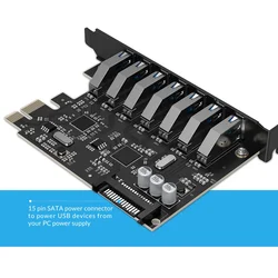 ORICO Tarjeta PCIe USB 3.0 SuperSpeed para Windows y Linux
