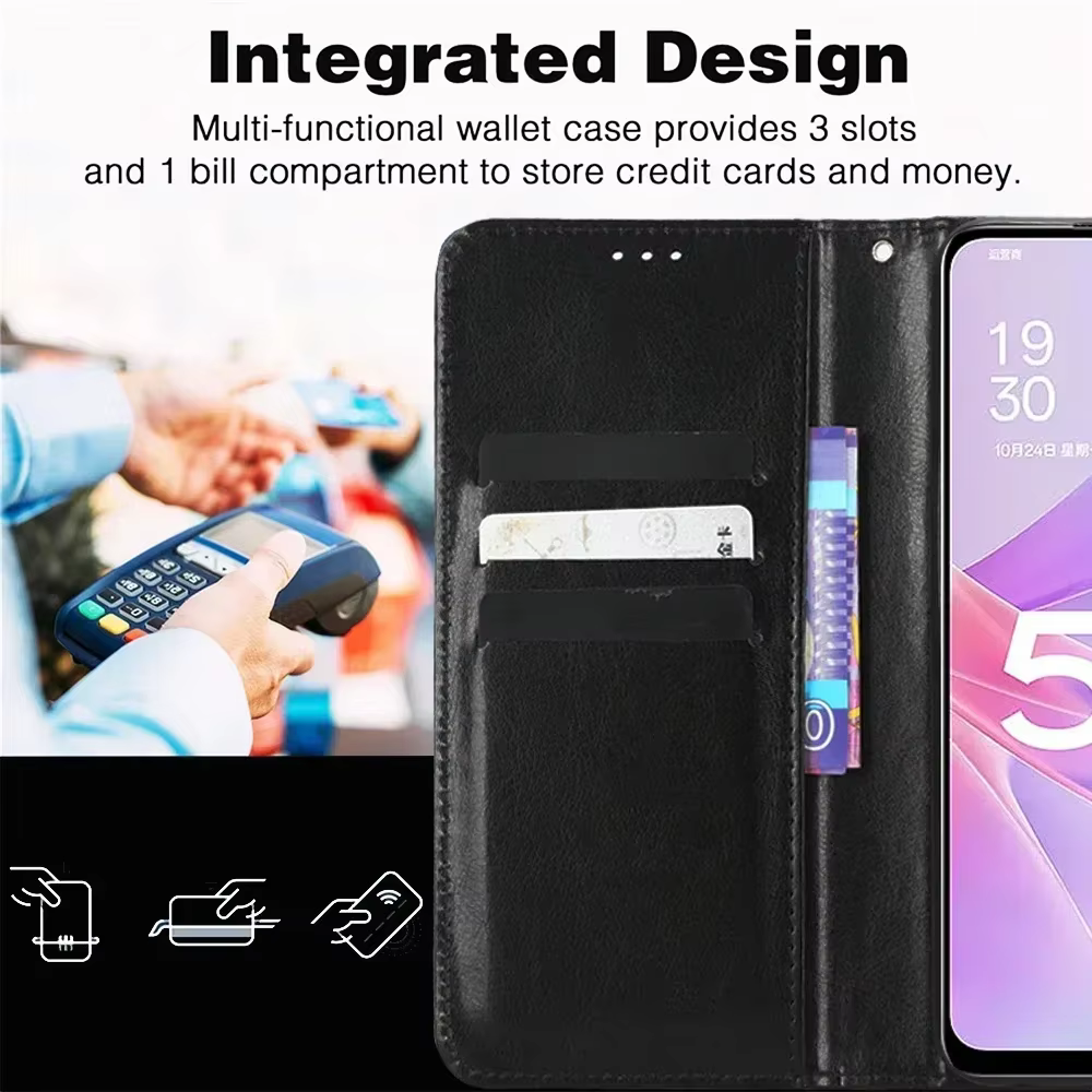 Funda Cartera de Piel OnePlus 13/13R/12/12R con Soporte - imagen 4