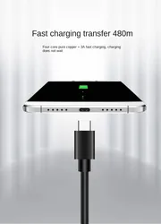 Cable USB-C Carga Rápida 3A para Android