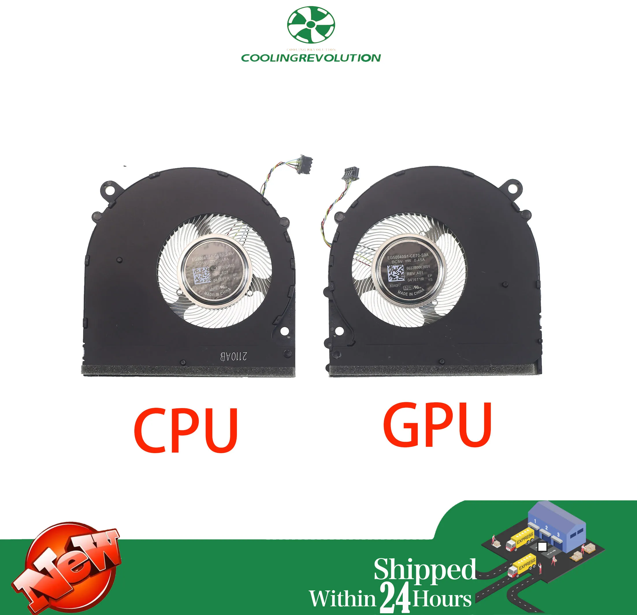 Ventilador de refrigeración GPU CPU 4 pines