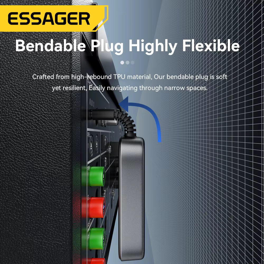 Essager Adaptador Bluetooth 5.1 Receptor Transmisor 3.5mm 2 en 1 - imagen 3