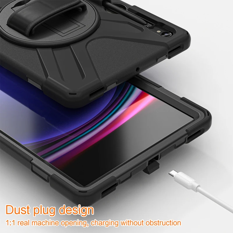 Funda Silicona Samsung Galaxy Tab S10 Ultra / S10 Plus con Soporte Antichoque - imagen 4