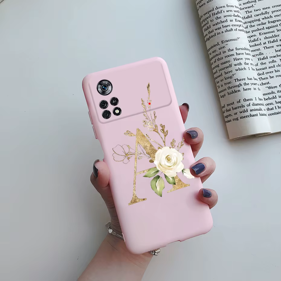 Funda azul para Xiaomi Poco X4 Pro 5G vista frontal