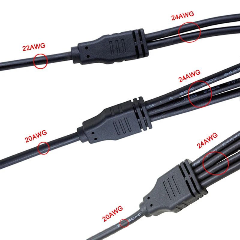 Adaptador 1 a 4 Ventiladores PWM 4 Pin 12V – Conector DC 5,5 x 2,1 mm