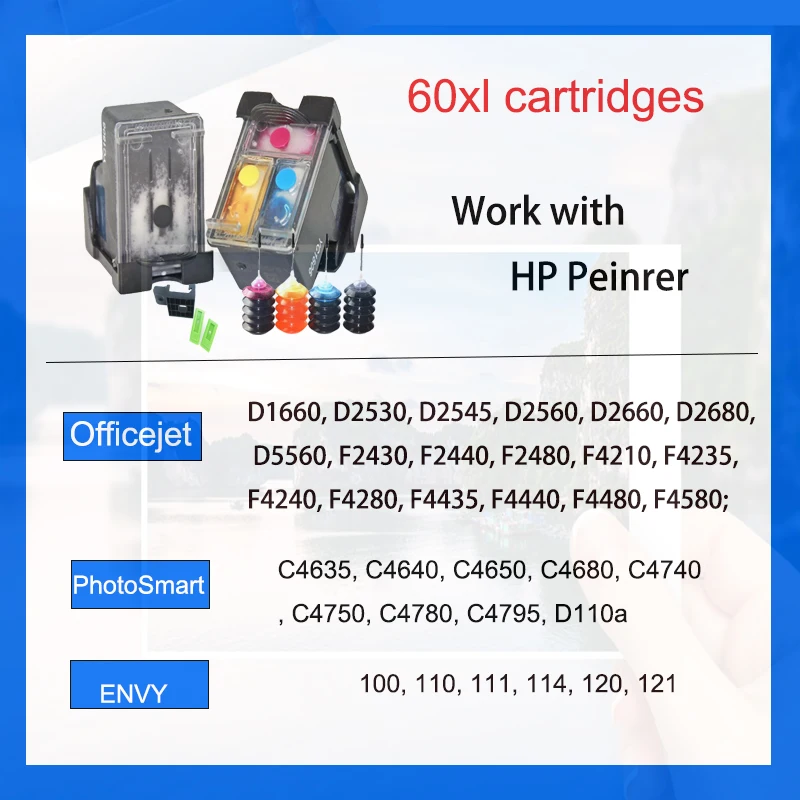 Einkshop Cartucho de Tinta HP 60XL para DeskJet - imagen 4