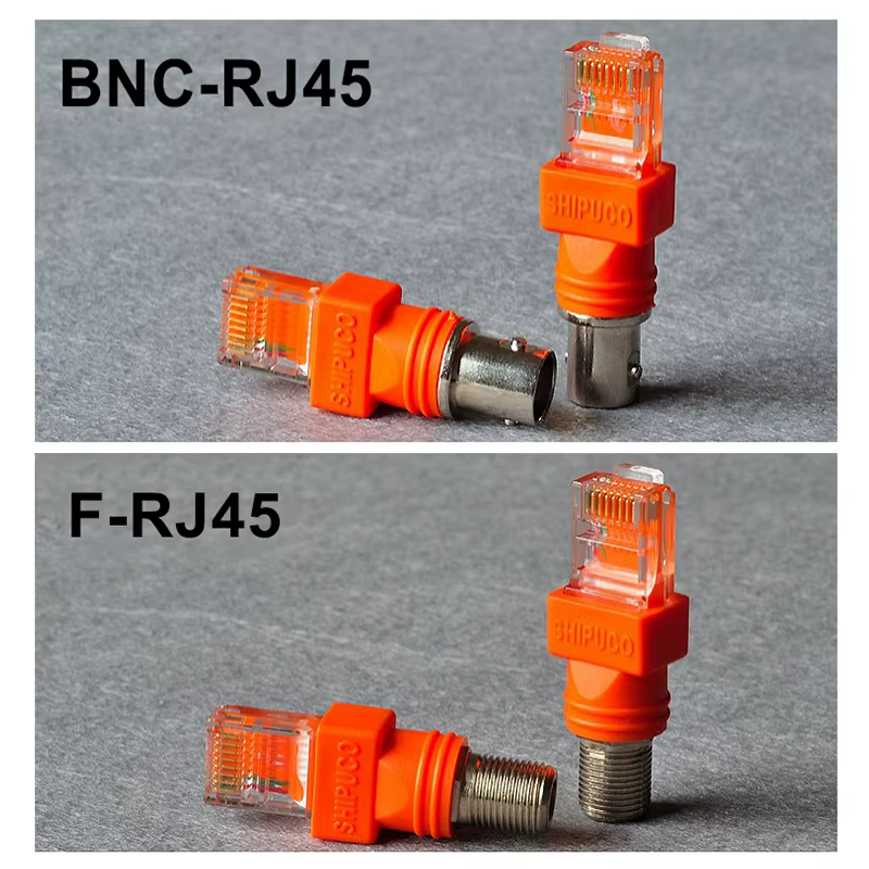 Adaptador BNC Hembra a RJ45 Macho – Convertidor RF Coaxial - imagen 2